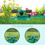 Garden Sprinkler, Adjustable 360 Degree Rotation Lawn Sprinkler, Large Area Coverage, Multipurpose Yard Sprinklers for Plant Irrigation and Kids Playing