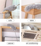 Microfiber Feather Duster for Cleaning with Telescopic Extension Pole Long Upto 100 Inches