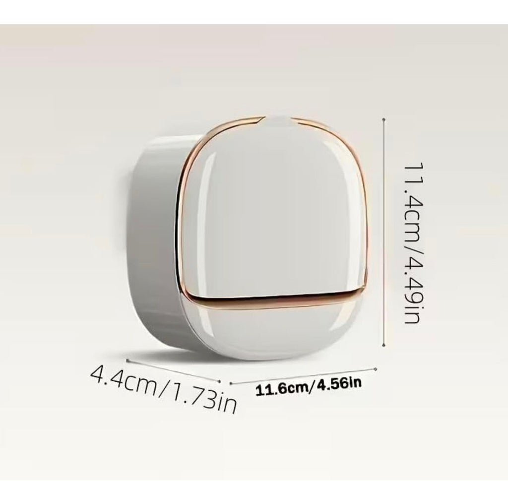 Luxury Soap Holder with Drain Tray, Waterproof Soap Dish with Drainage Box, Soap Box, Soap Dish with Lid, Wall Mounted Drain Sox for Bathroom
