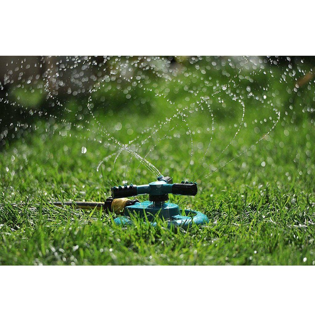 Garden Sprinkler, Adjustable 360 Degree Rotation Lawn Sprinkler, Large Area Coverage, Multipurpose Yard Sprinklers for Plant Irrigation and Kids Playing