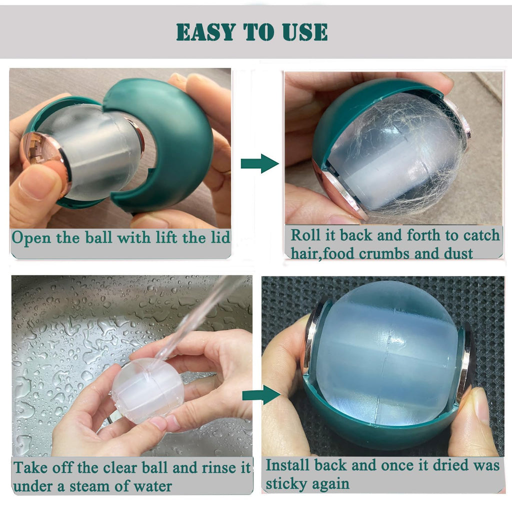 Lint Roller Ball Sticky Reusable Washable Portable Lint Remover for Clothes Lynch Remover Ball Gel Lint Roller for Clothes Dust Pet Hair Fur Remover from Clothes Lint Remover Ball (Multicolor)