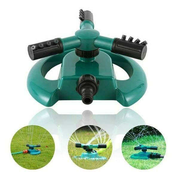 Garden Sprinkler, Adjustable 360 Degree Rotation Lawn Sprinkler, Large Area Coverage, Multipurpose Yard Sprinklers for Plant Irrigation and Kids Playing