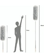 Microfiber Feather Duster for Cleaning with Telescopic Extension Pole Long Upto 100 Inches