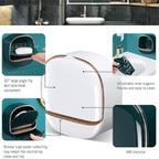 Luxury Soap Holder with Drain Tray, Waterproof Soap Dish with Drainage Box, Soap Box, Soap Dish with Lid, Wall Mounted Drain Sox for Bathroom